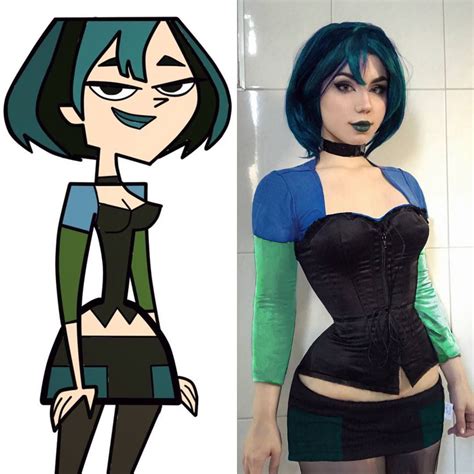 gwen cosplay total drama|MyheroCos Total Drama Island Gwen Cosplay Costume Outfits。